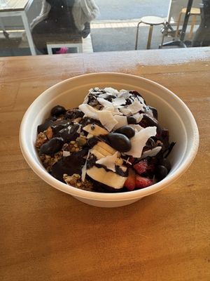 Choco Loco açai bowl  at Grouse in Carnegie