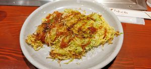 Okonomiyaki at Kurawanka in Miyajima