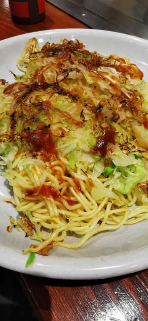 vegan Okonomiyaki at Kurawanka in Miyajima