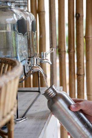 Free filtered water. at Jaiyen Resort in Koh Yao Noi