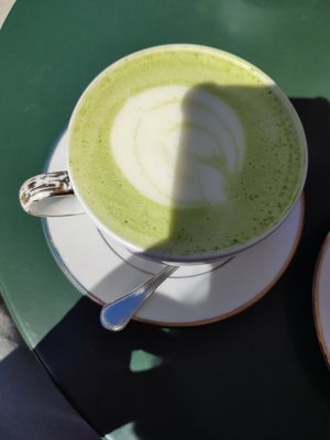 matcha latte at STOR - Bracka in Warsaw
