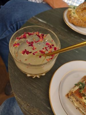 Rose lemonade at STOR - Bracka in Warsaw