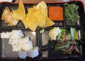 Bento Box Lunch  #Veganuary at Dragon King's Daughter in Louisville