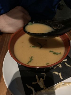 Miso soup   at Dragon King's Daughter in Louisville