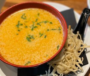 lemongrass miso soup at Dragon King's Daughter in Louisville