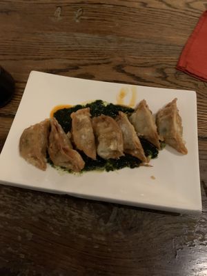 Fried gyoza  at Dragon King's Daughter in Louisville
