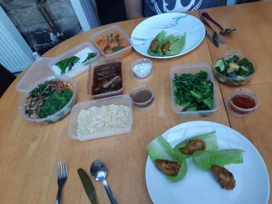 what a spread we enjoyed! at Dishidrop in Sheffield