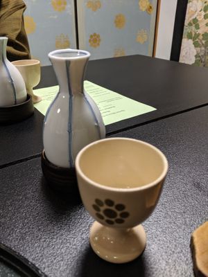 Sake at Souji-in in Koya