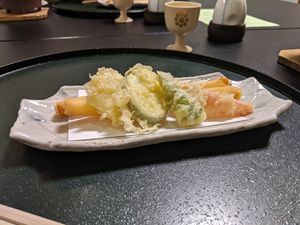 Tempura at Souji-in in Koya
