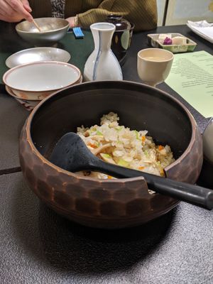 Fried rice at Souji-in in Koya