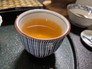 Breakfast tea at Souji-in in Koya