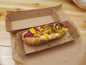 Hot dog at Putsch in Montreuil