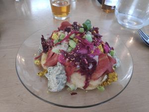 Pancakes salés at Putsch in Montreuil