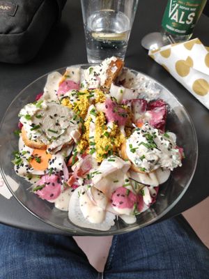 Scramble salad at Putsch in Montreuil