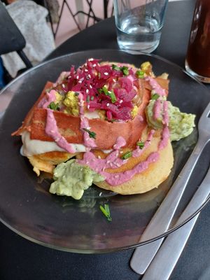 Savory pancakes at Putsch in Montreuil