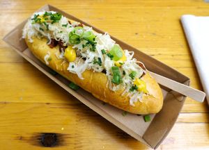 Hot Dog w/Choucroute at Putsch in Montreuil