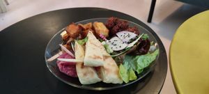 Falafel and humus ! at Putsch in Montreuil