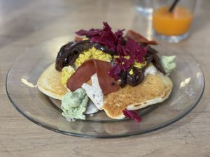 Pancake salés   at Putsch in Montreuil