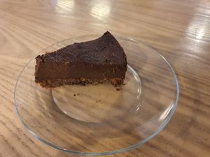 Chocolate cake at Putsch in Montreuil