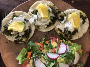 Tacos raja at Elela in Valladolid