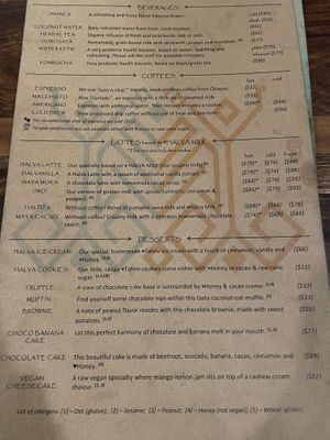 New menu  at Elela in Valladolid