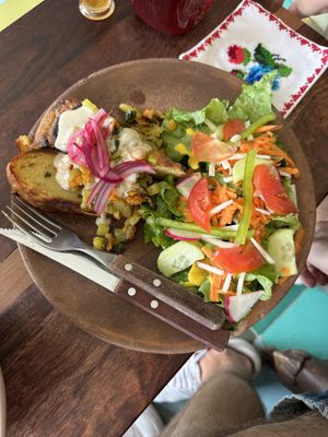 Tortilla Espanola #Veganuary at Elela in Valladolid