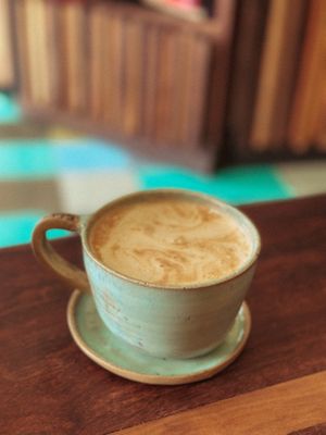 Halva Latte #Veganuary at Elela in Valladolid