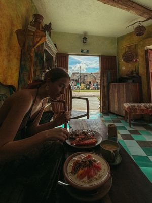 Oatmeal and Pancakes #Veganuary at Elela in Valladolid