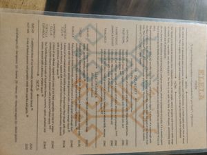 Food menu at Elela in Valladolid
