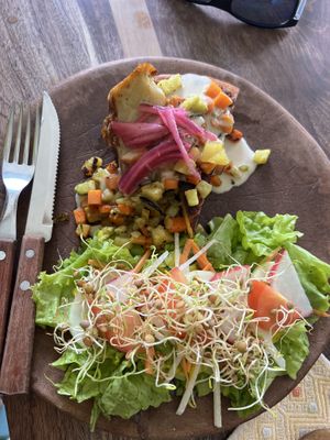 Tortilla #Veganuary at Elela in Valladolid