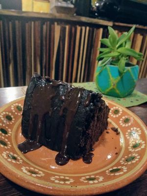 Choco cake at Elela in Valladolid