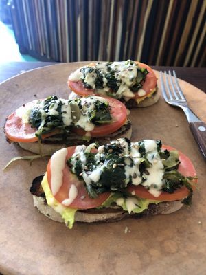 Breakfast sandwich at Elela in Valladolid