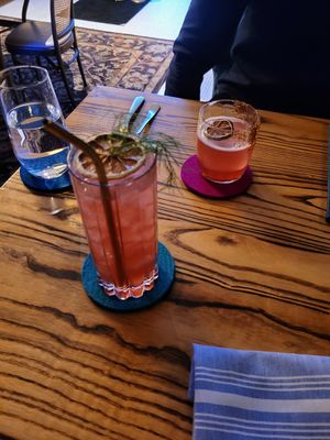 Drinks (they have non-alcoholic options too) at Southern Belle in Atlanta