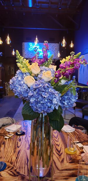 fresh flowers at Southern Belle in Atlanta