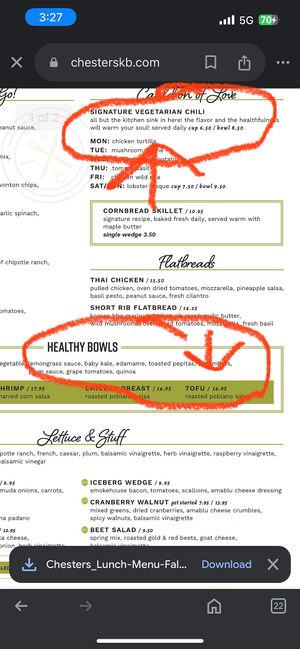 Vegetarian chili  #Veganuary at Chester's in Chester