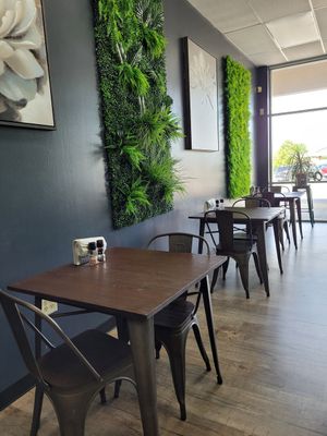 Decor at Vegan Town in Johnson City