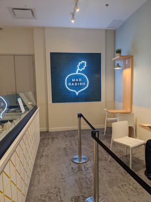 2 tables inside at Mad Radish - Bloor St in Toronto