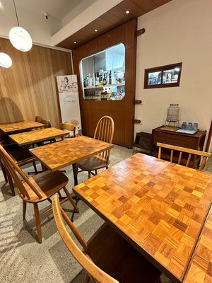 Shop interior  at Uno Yukiko Cakes in Kyoto