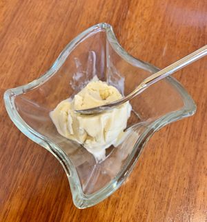 Soy ice cream at Uno Yukiko Cakes in Kyoto