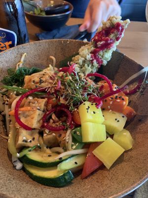 Udonnudeln at TA Vegan House in Hamburg