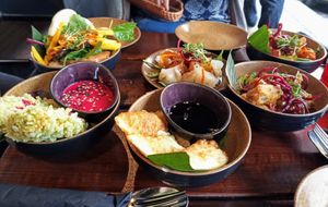 Even more starters at TA Vegan House in Hamburg