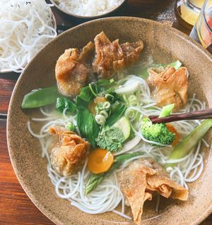 One of the main dishes in TA vegan house at TA Vegan House in Hamburg