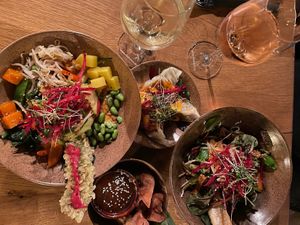 Best bowl and some other bowl. Two starters with love in the name 😄 at TA Vegan House in Hamburg