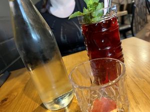 drinks  at TA Vegan House in Hamburg