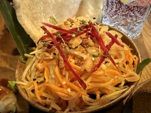 salad  at TA Vegan House in Hamburg