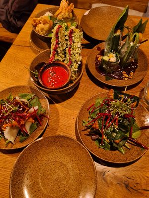 Food at TA Vegan House in Hamburg