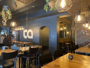 Inside  at TA Vegan House in Hamburg