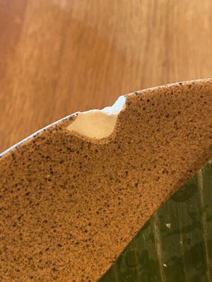 Cheap broken plates  at TA Vegan House in Hamburg