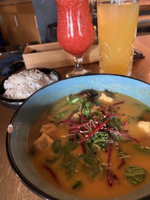 Red Curry  at TA Vegan House in Hamburg