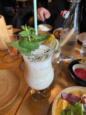 Smoothie 🥭  at TA Vegan House in Hamburg